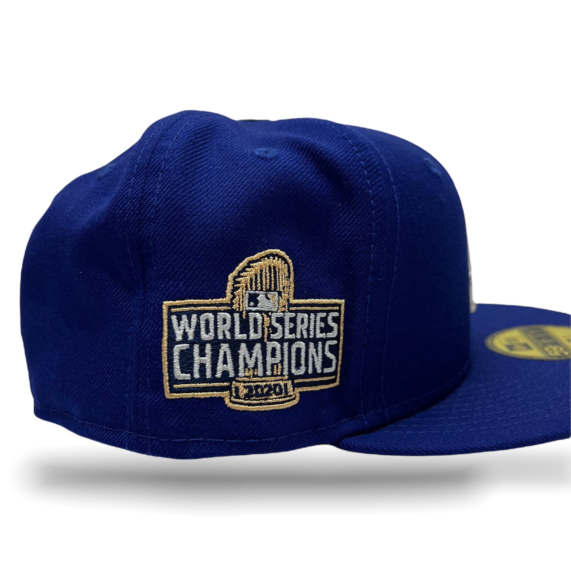 Los Angeles Dodgers World Series Champions Side Patch 59Fifty Fitted Cap by  MLB x New Era