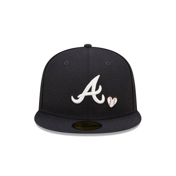 New Era 59FIFTY MLB Atlanta Braves Team Heart Fitted Hat 7 5/8