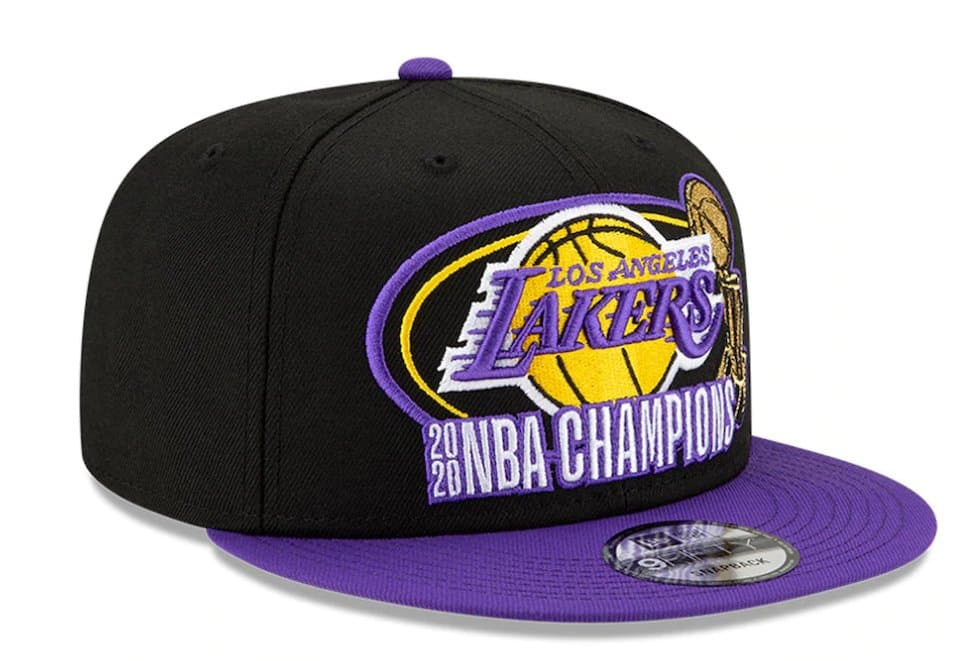 Men's Los Angeles Lakers New Era Black 2020 NBA Finals Champions Locker  Room 9TWENTY Adjustable Hat