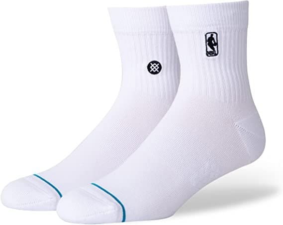 Stance NBA Logoman Quarter Socks (White) – The Magnolia Park