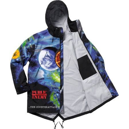 Supreme UNDERCOVER/Public Enemy Taped Seam Parka Multi – The