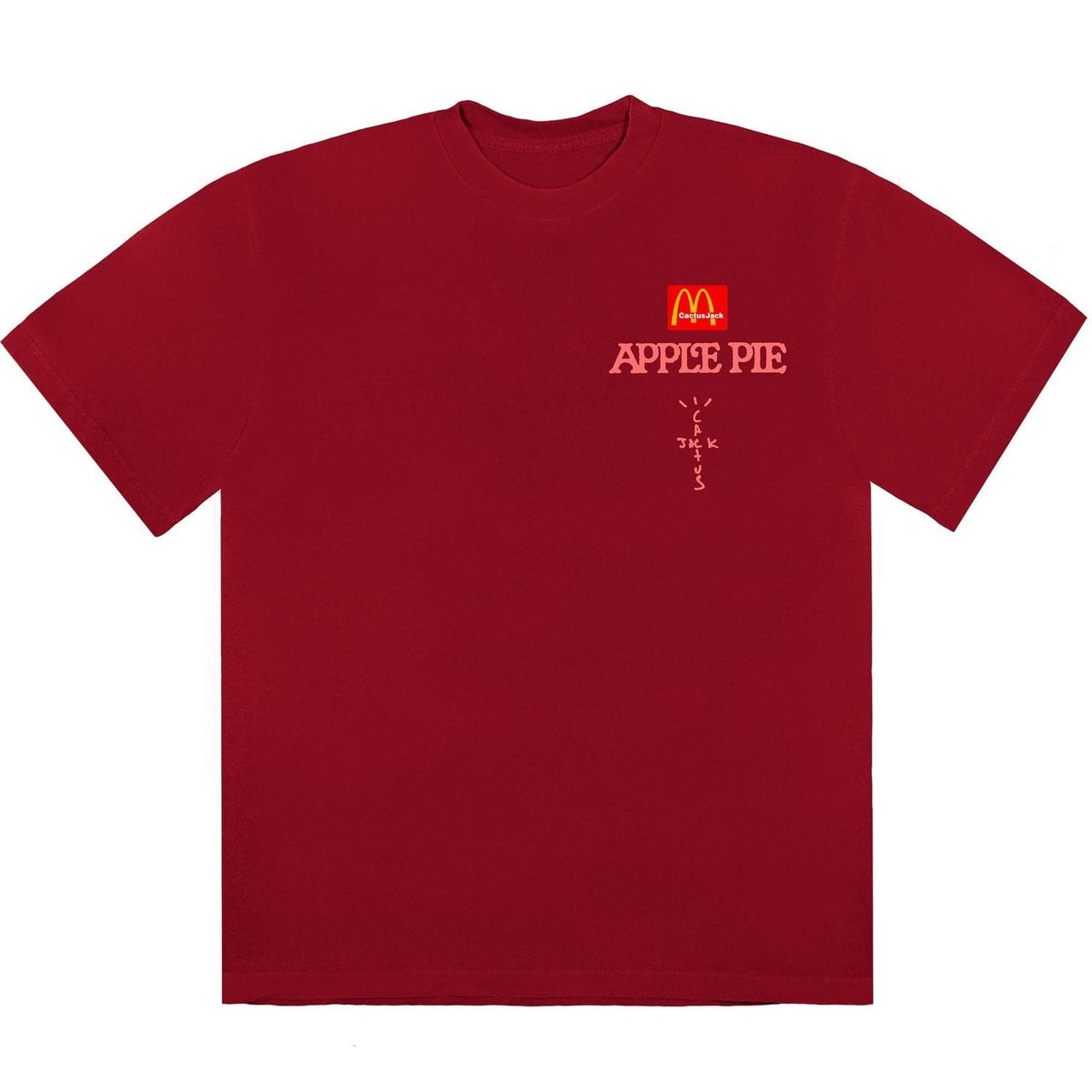 Travis Scott x McDonald’s T Shirt newest (RED)