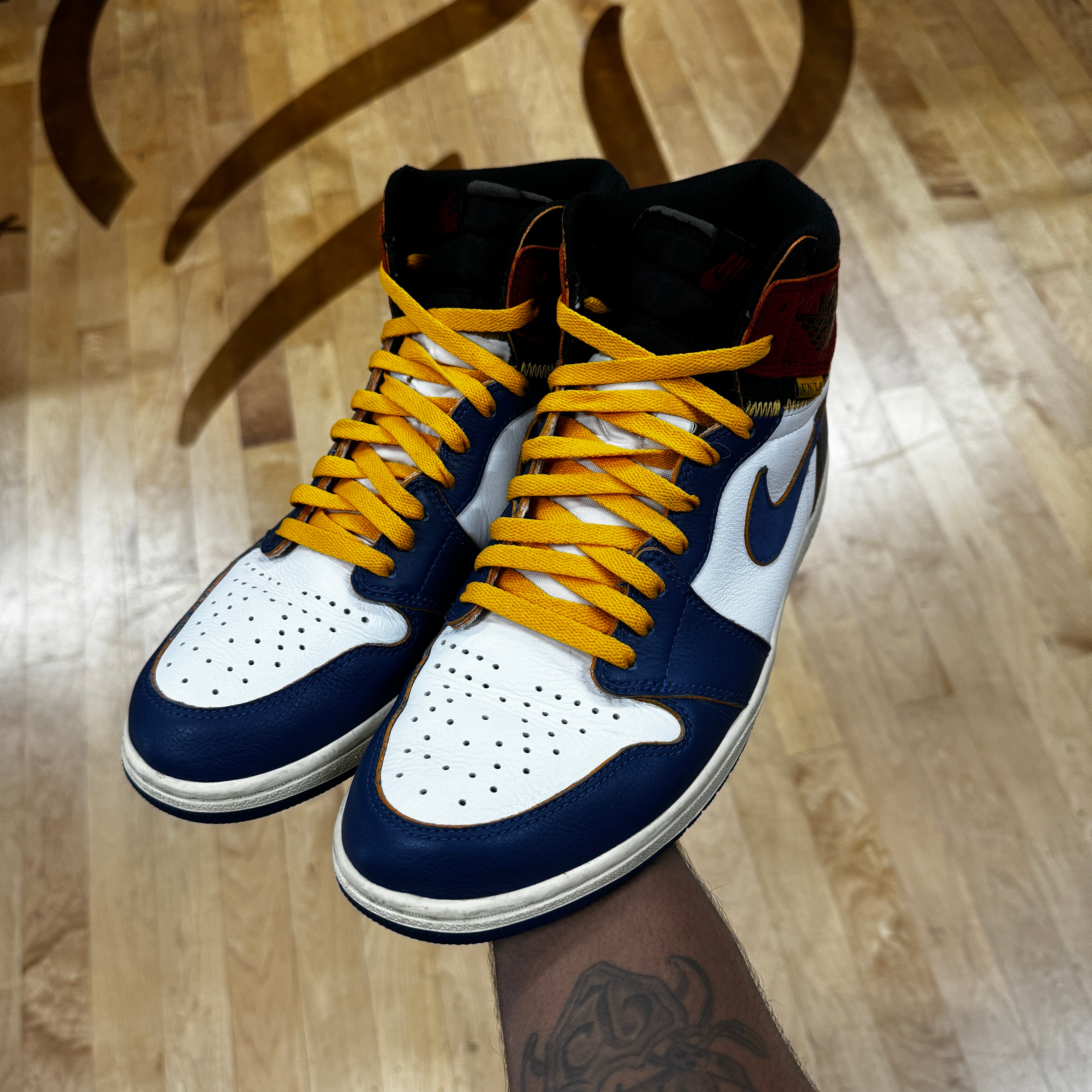 Jordan 1 union storm blue best sale