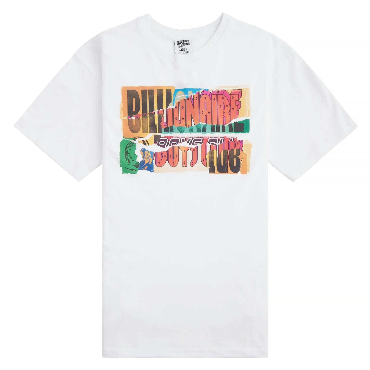 Billionaire Boys Club BB Torn SS Tee White