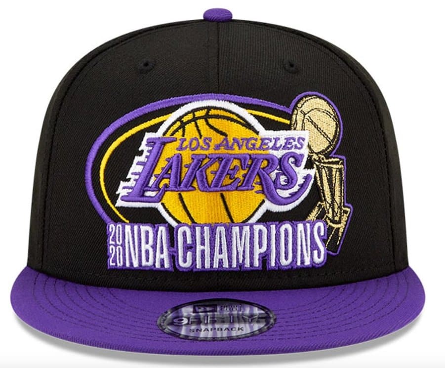 Los Angeles Lakers New Era 2020 NBA Finals Champs AOL 59FIFTY Fitted Hat -  Purple