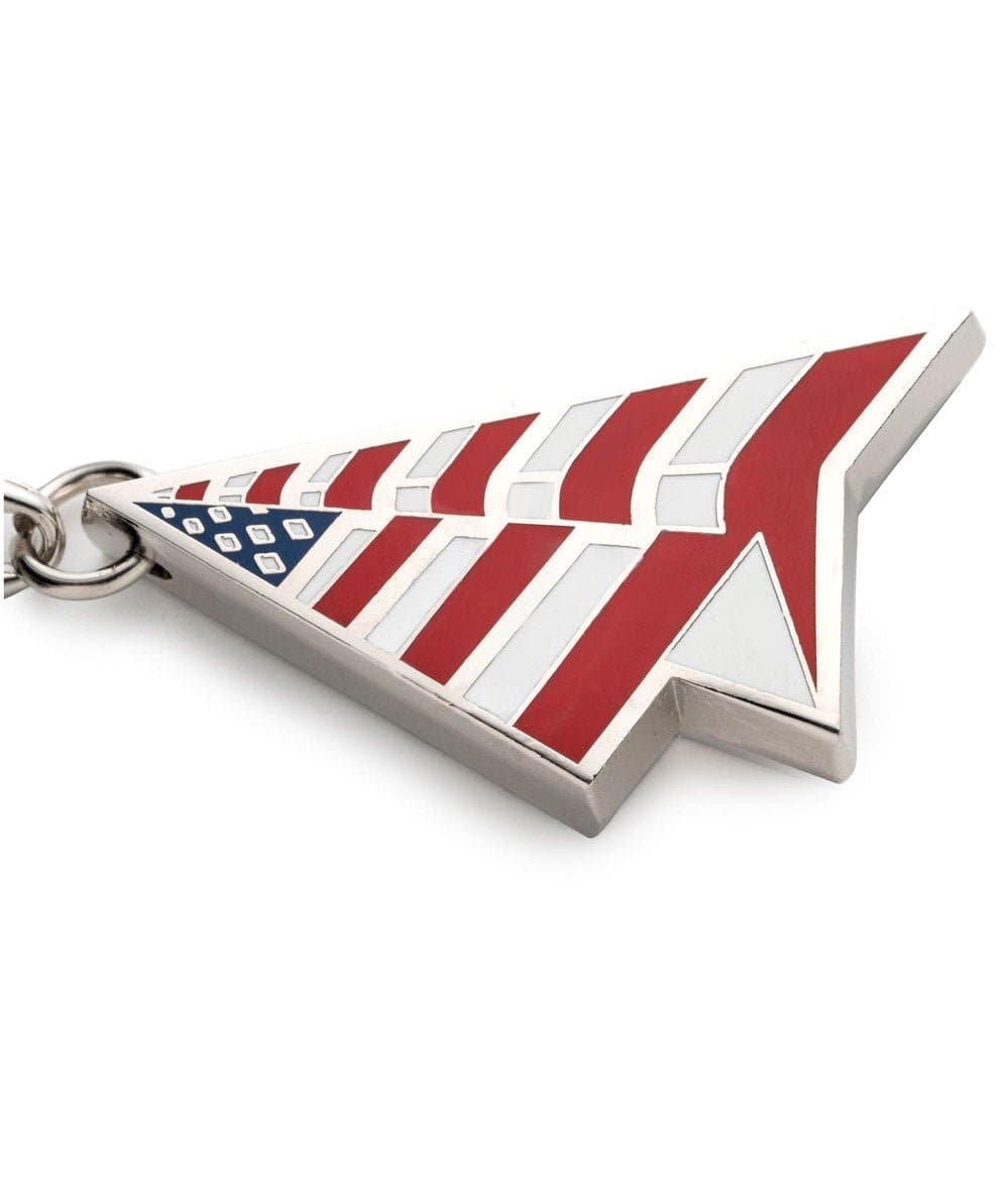 PAPER PLANES - INDEPENDENCE KEYCHAIN (SILVER) - The Magnolia Park