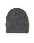 PAPER PLANES - PATCH SKULLY BEANIE (HEATHER CHARCOAL) - The Magnolia Park