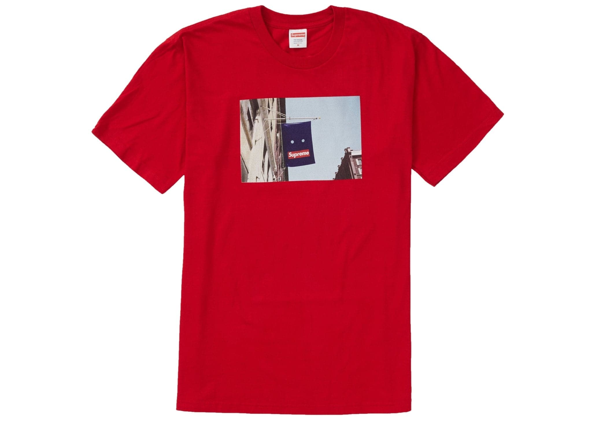SUPREME BANNER TEE - RED - The Magnolia Park