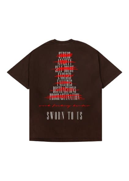 SWORN TO US - OATH TEE (BROWN) - The Magnolia Park