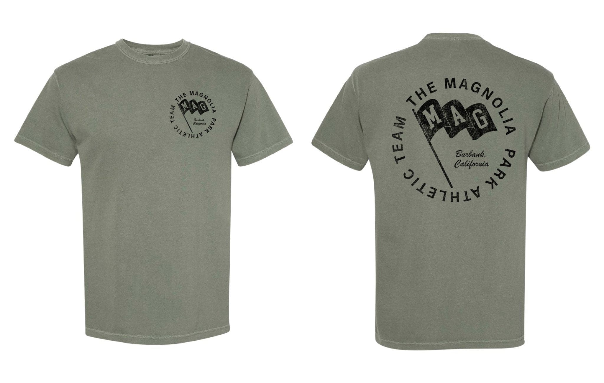 THE MAGNOLIA PARK - FLAG TEE &#39;23 (OLIVE) - The Magnolia Park