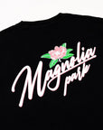 THE MAGNOLIA PARK - MAGNOLIA FLOWER TEE (BLACK) - The Magnolia Park